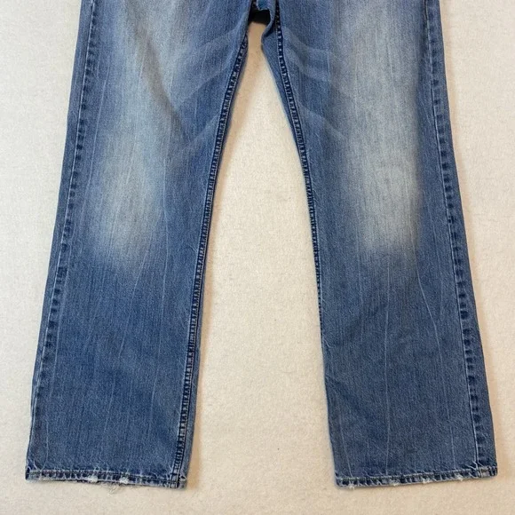American Eagle Classic Bootcut Jeans Mens 36x32* Y2K 2000s Grunge Indie Denim - Picture 3 of 8